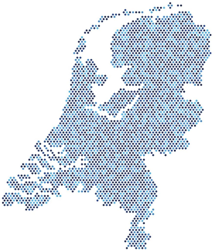 Kaart van Nederland: CleanOnes is in heel Nederland actief